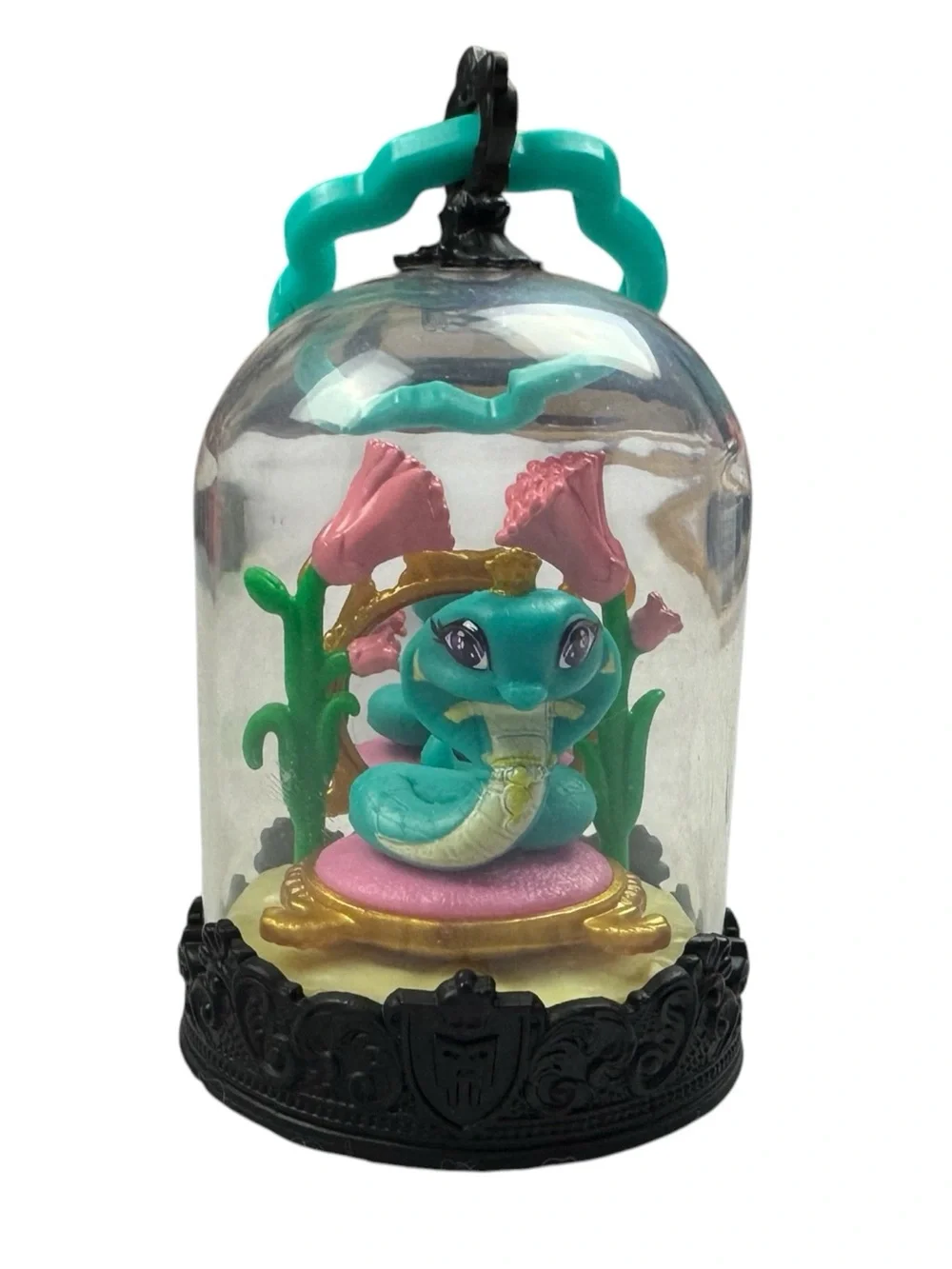 Monster High Hissette pet terrarium keychain Cobra